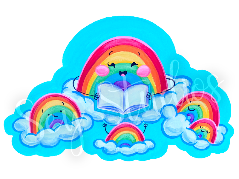"Reading Rainbows" Design