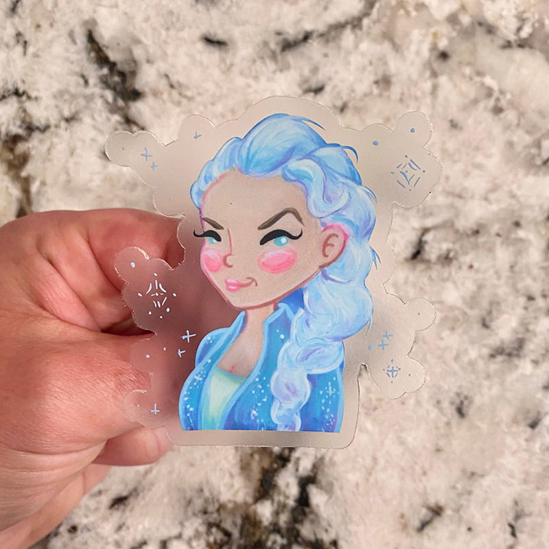 "Magical Frozen Queen" Sticker