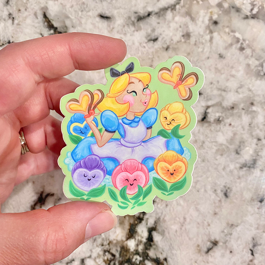 "Magical Golden Afternoon Alice" Sticker