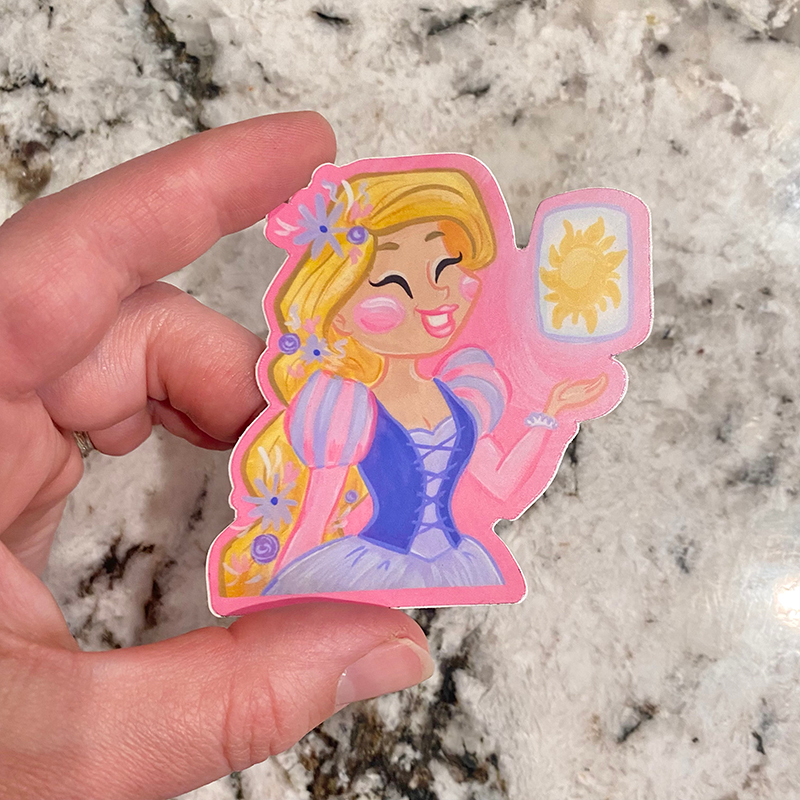"Magical Light Princess" Sticker