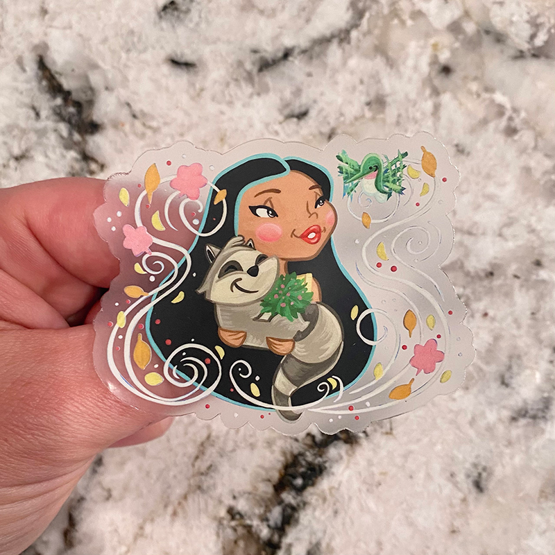 "Magical Native Princess" Sticker