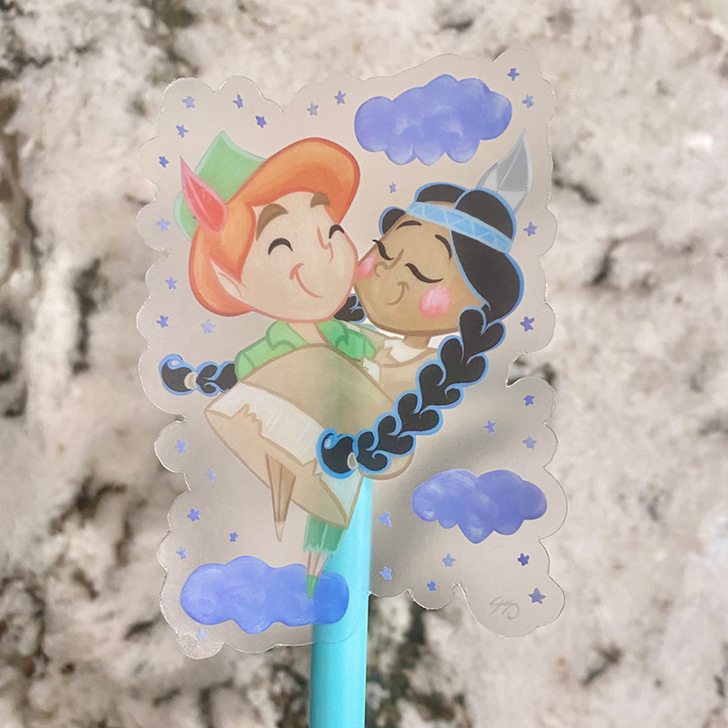 "Magical Peter & Tiger Lily" Sticker