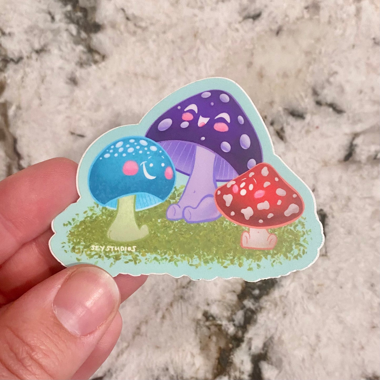 "Plant Mushrooms" Sticker