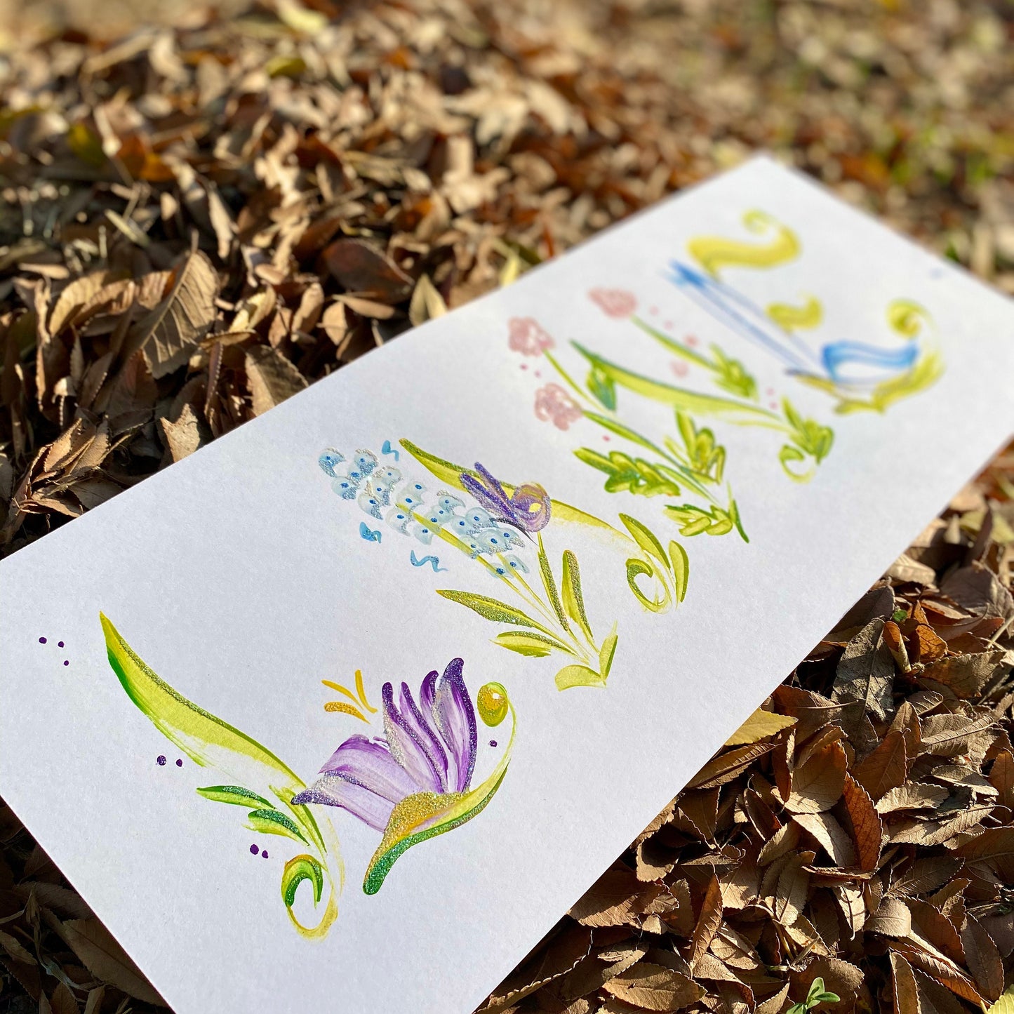 Name Painting - Floral - Personalized