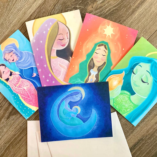 Greeting Cards - Blessed Mother Collection (blank inside)