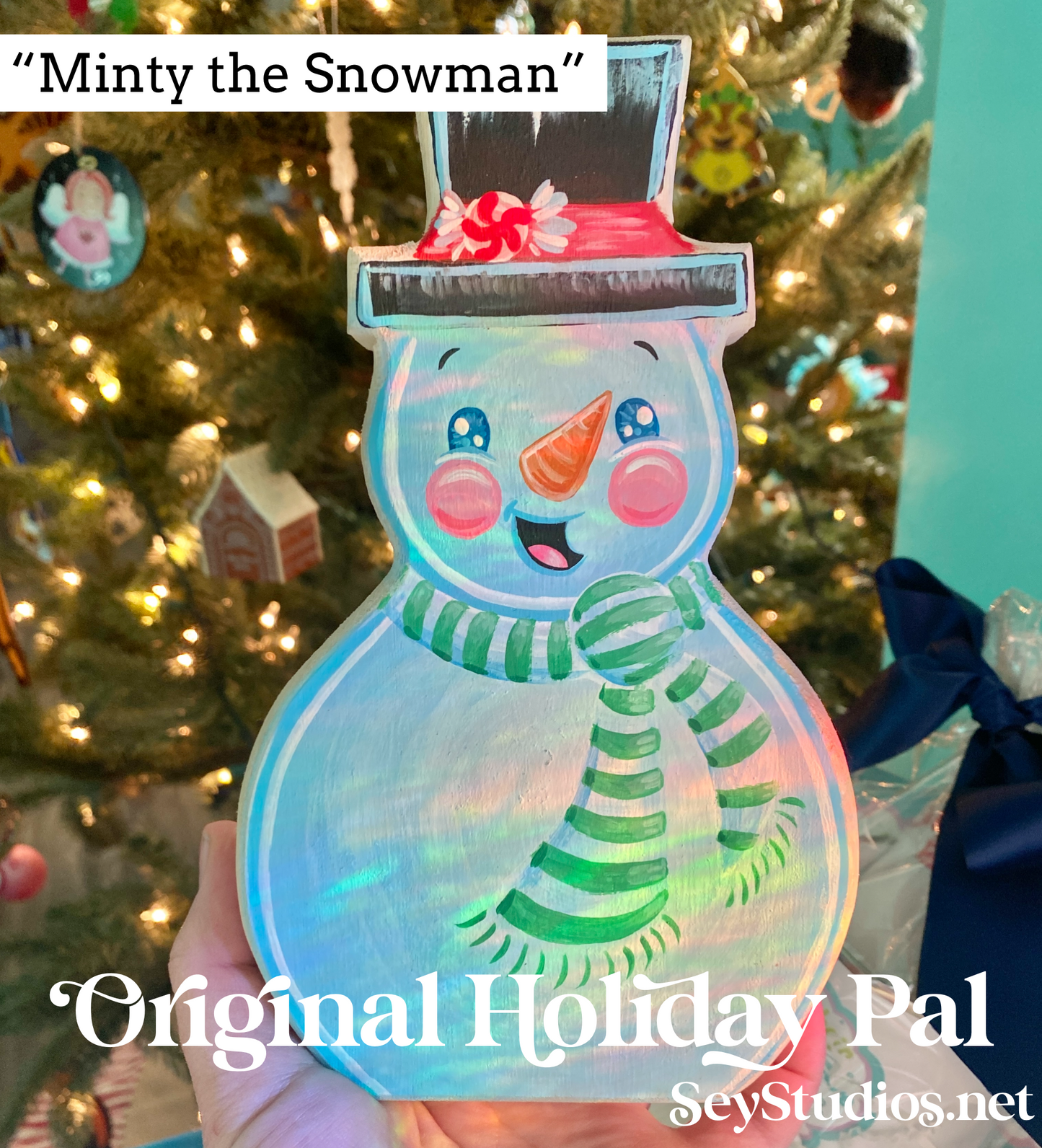 Original - “Holiday Pals Minty the Snowman”